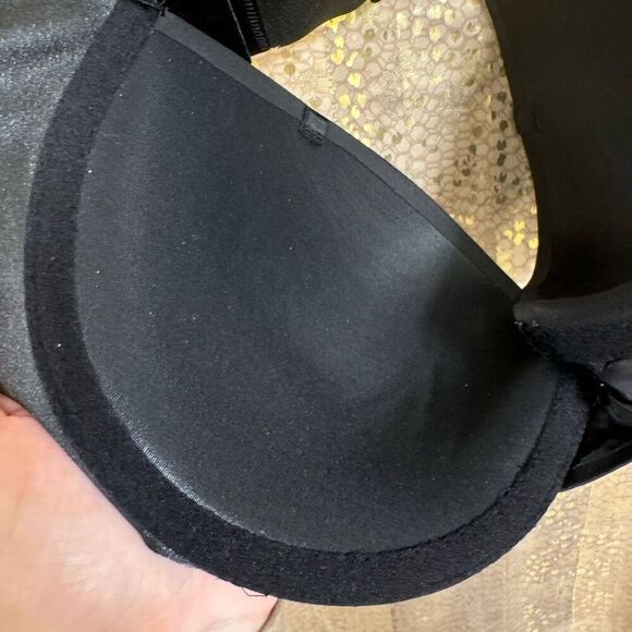 Victorias Secret Black Multi Way Strapless Underwire Bra 34DD - Picture 4 of 8